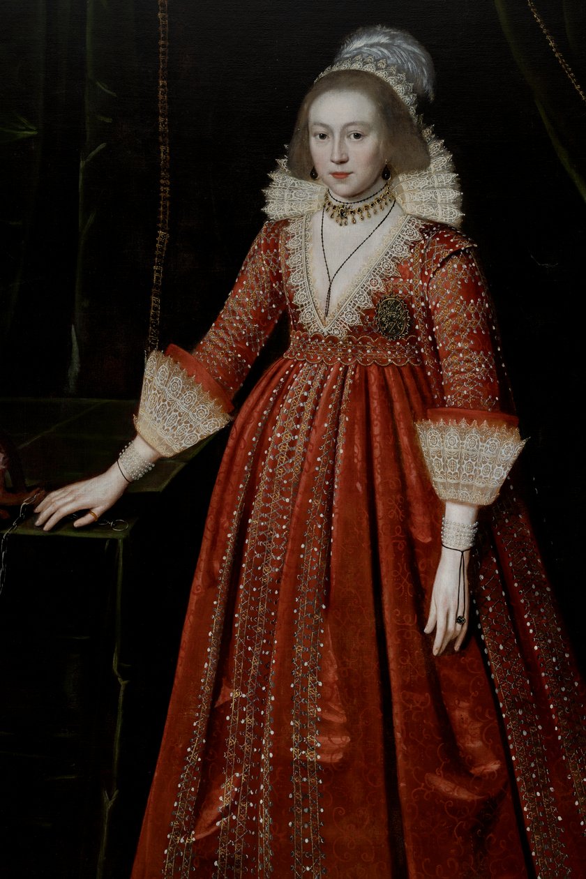 ボヘミアのエリザベス女王「冬の女王」（1596-1662） 作： ポール・ヴァン・ソマー