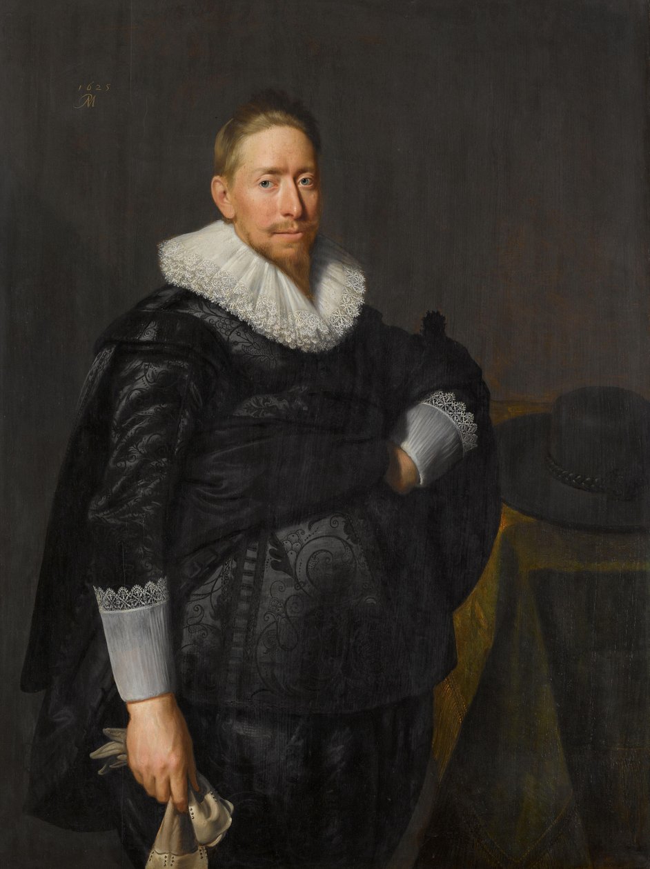 おそらくパウ家の男性の肖像 男性の肖像、おそらくReijnier Pauw (1591-1676) 作： ポール・モアレルス
