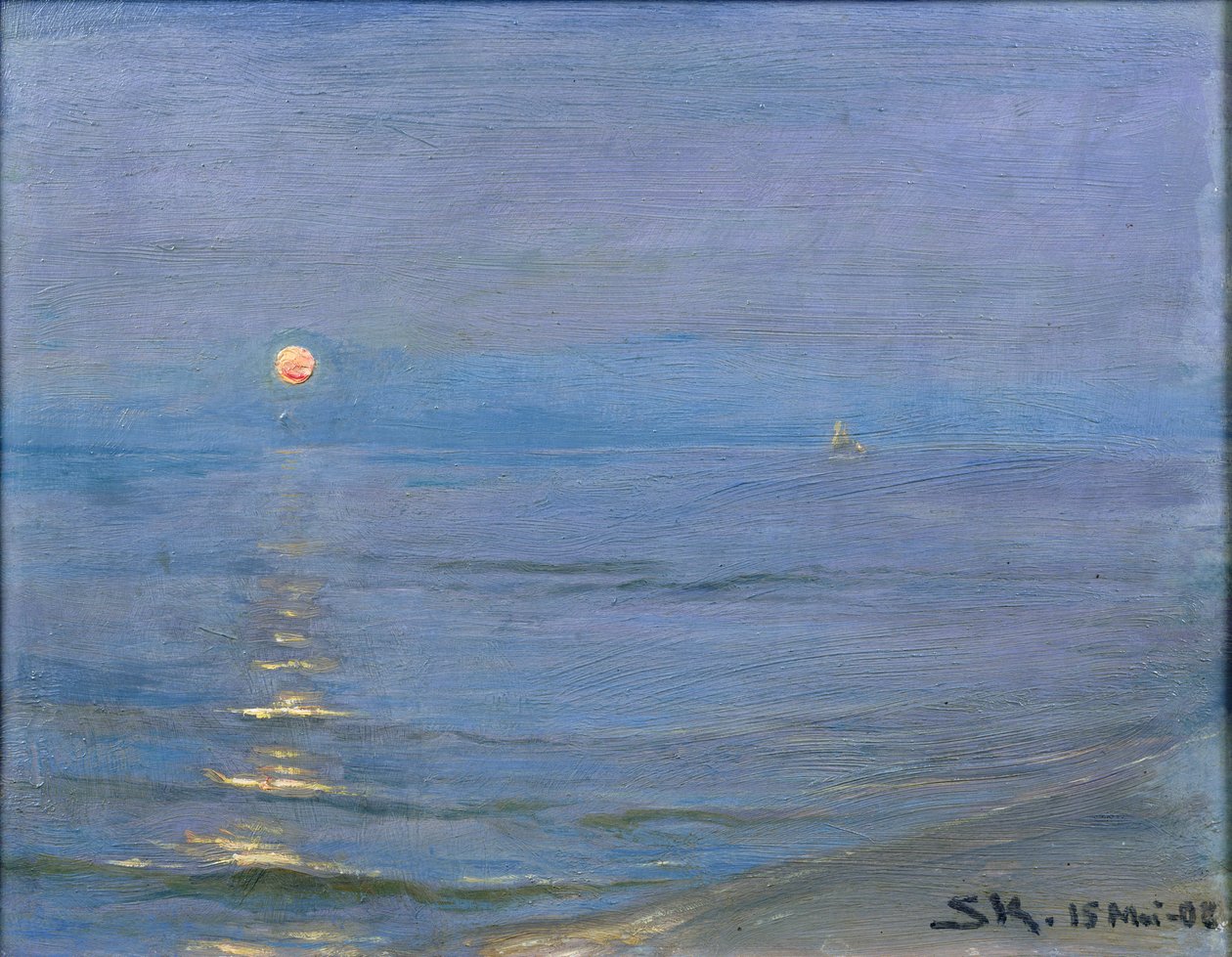夏の夜、スカーゲン、1908 作： ペダー・セヴェリン・クロイヤー
