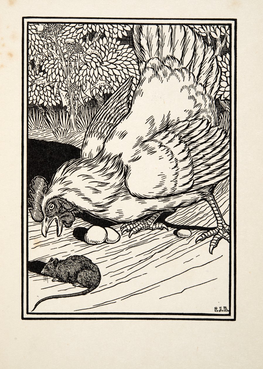 動物の百の逸話、パブからの奇妙なネズミ。 1924 作： パーシー・J・ビリングスハースト