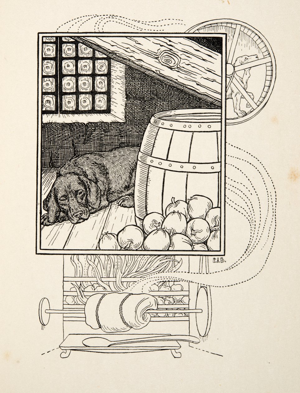 Are Beasts Mere Machines , A Hundred Anecdotes of Animals、pubから。 1924 作： パーシー・J・ビリングスハースト