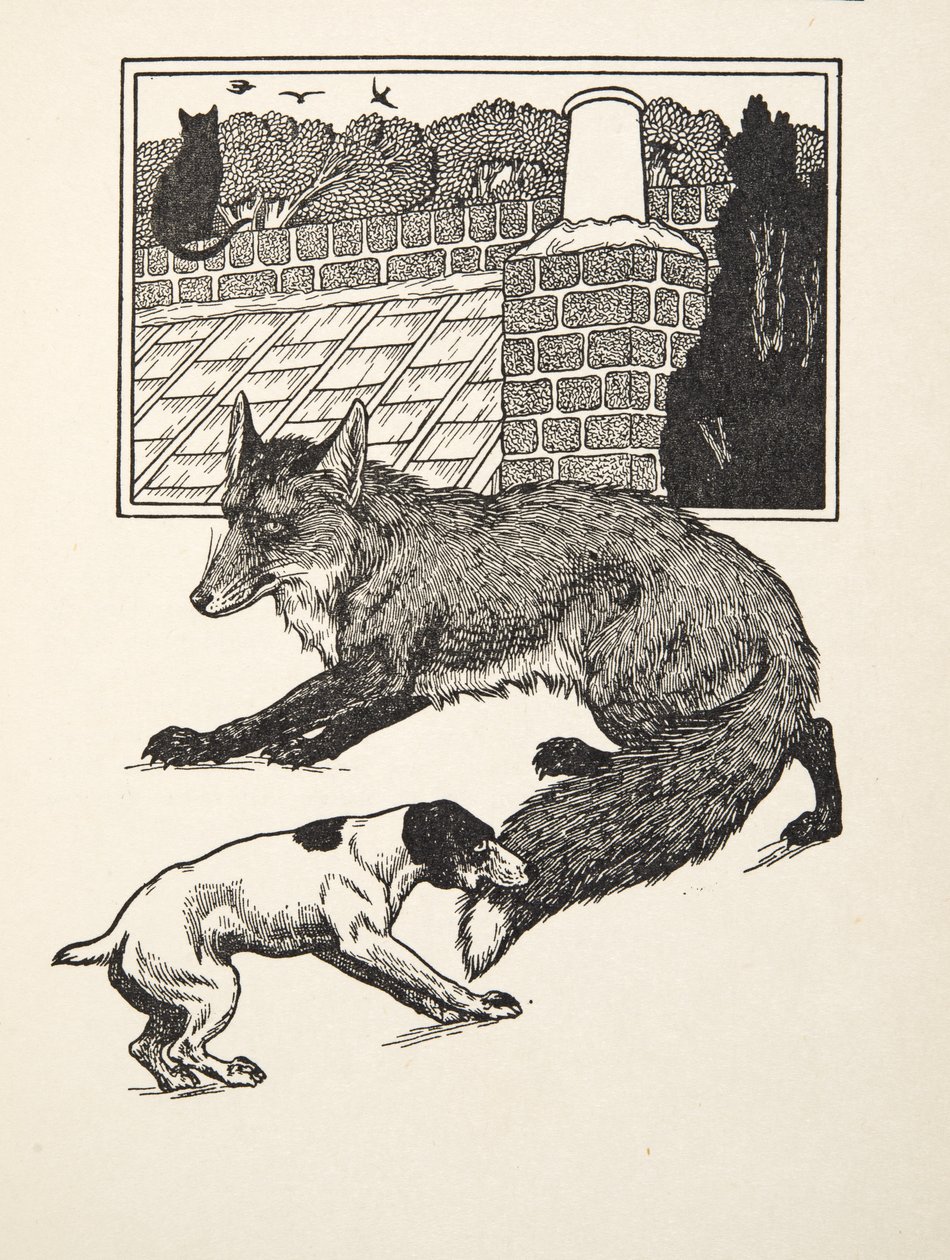 フォックスチェイシング、百匹の逸話、動物、パブ。 1924 作： パーシー・J・ビリングスハースト