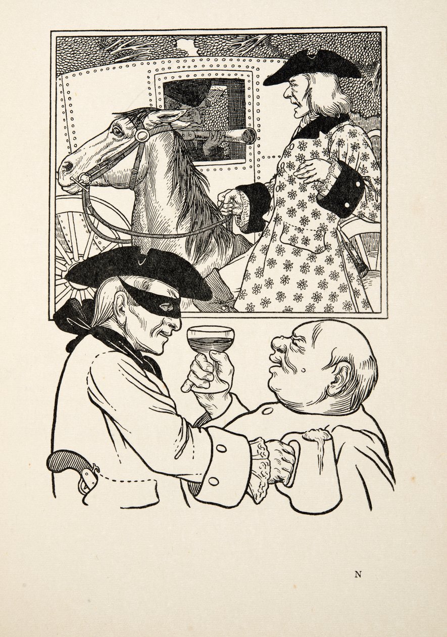 動物の百の逸話からの古い習慣、パブ。 1924 作： パーシー・J・ビリングスハースト