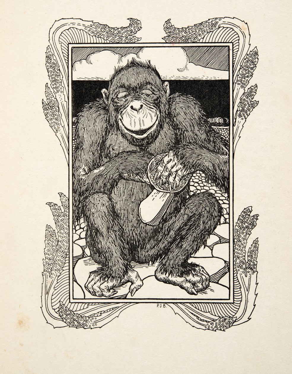 オイスターオープニング、動物の百話、パブから。 1924 作： パーシー・J・ビリングスハースト