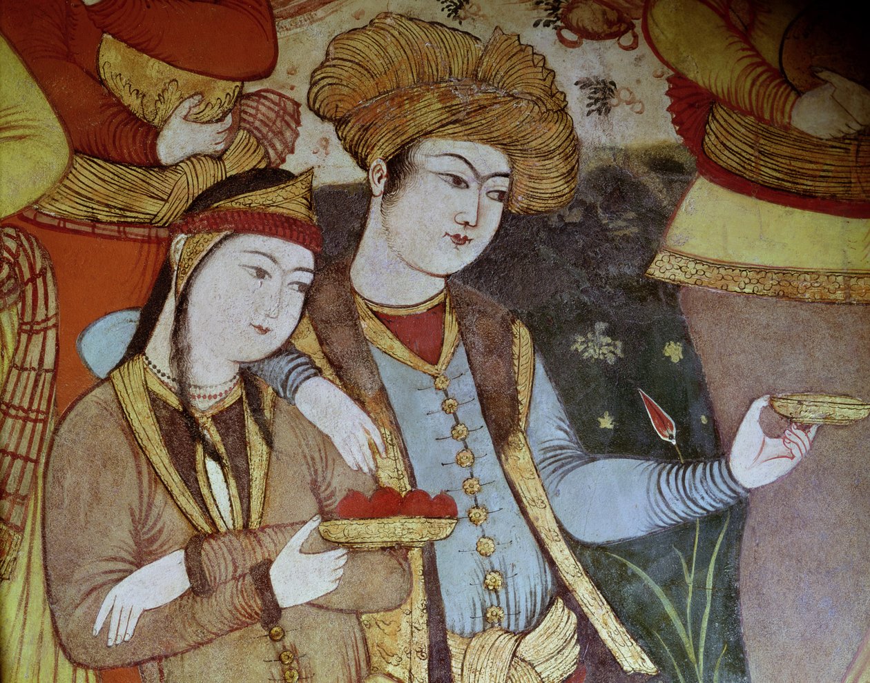 シャーアバス1世の貴族たち（1588-1629）（詳細） 作： ペルシャ語学校
