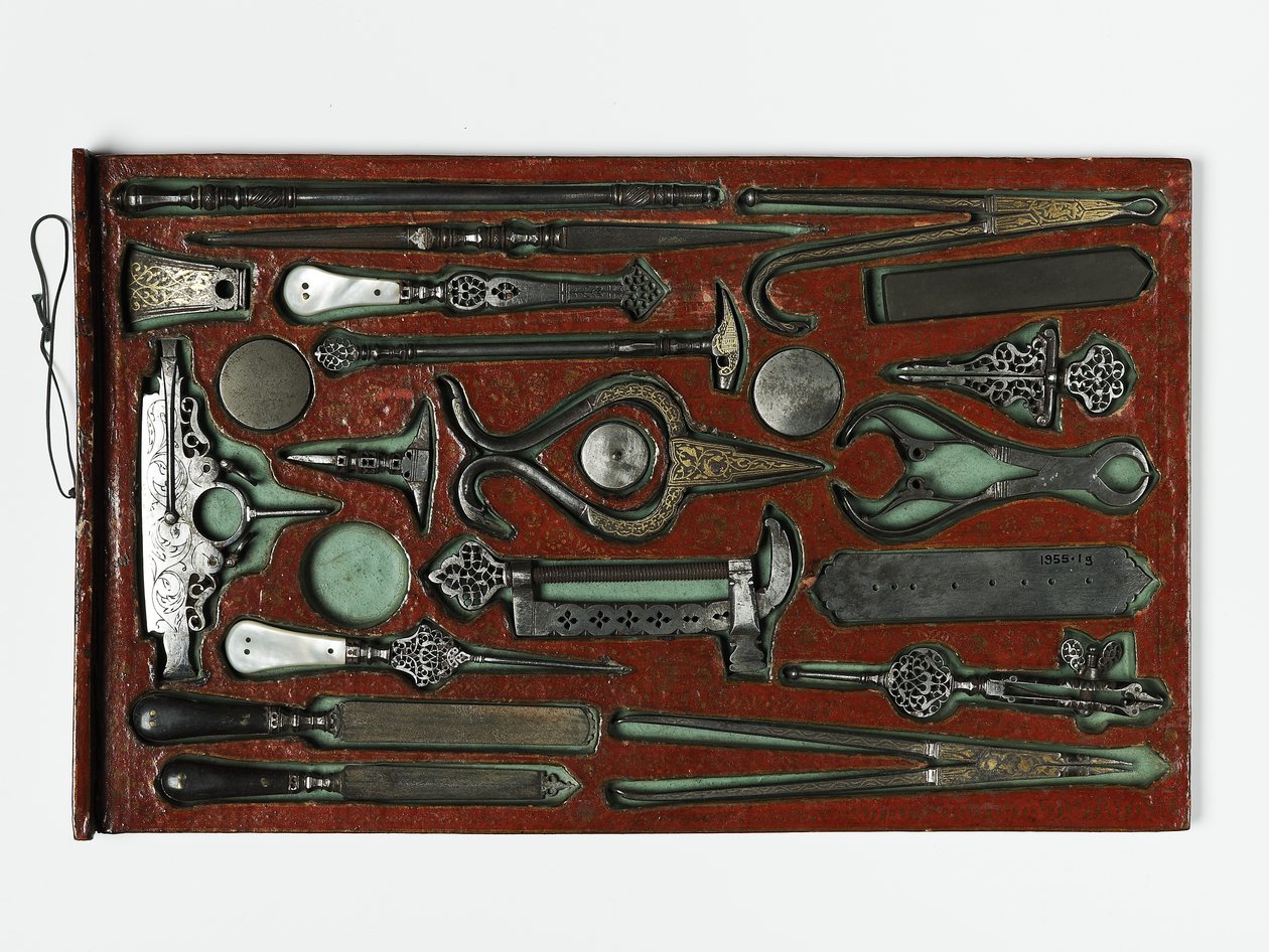 聖家族を描いた道具立て、1830年頃（ミクストメディア 作： ペルシャ語学校