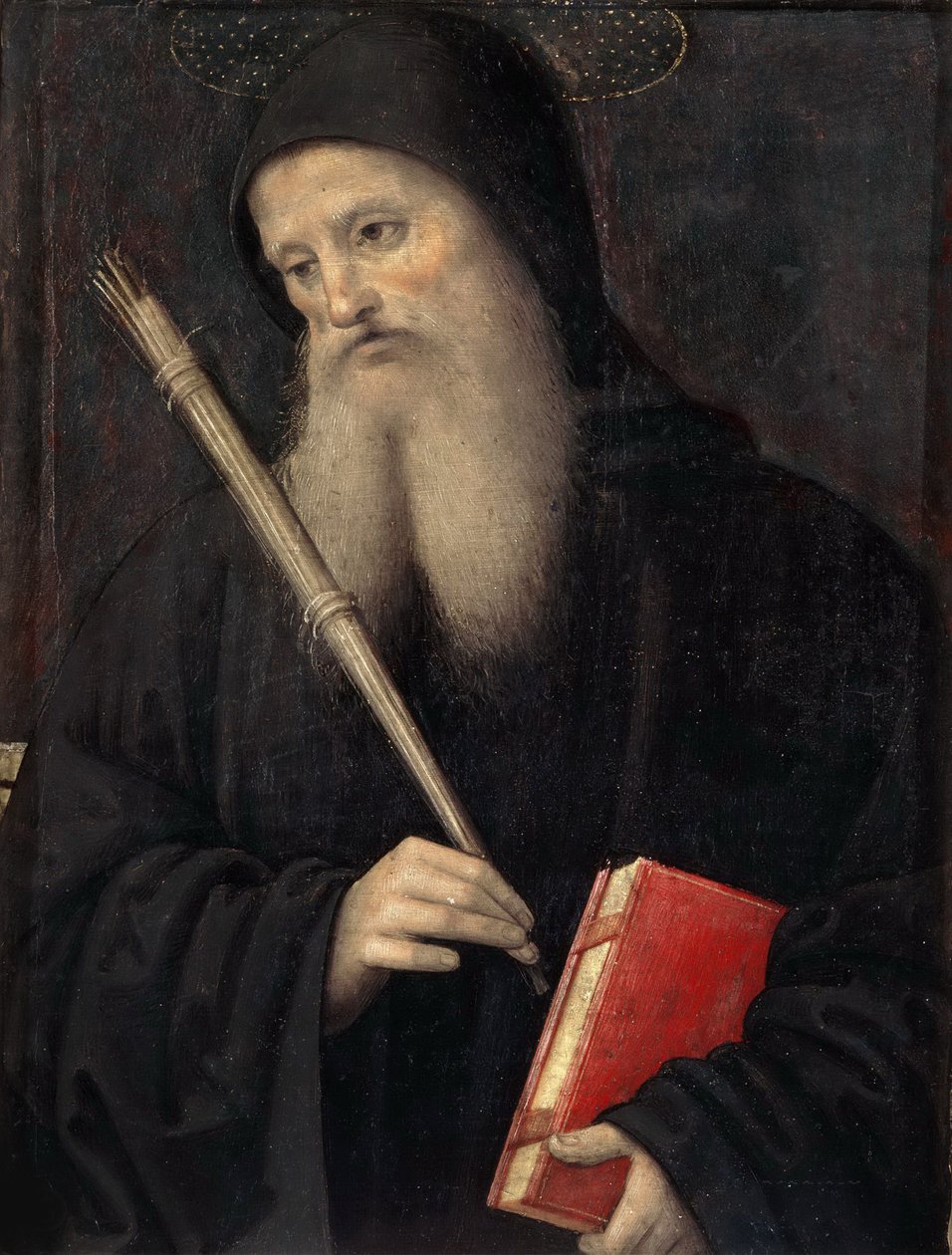 サン・ピエトロ・ポリプティクの聖ベネディクト・プレデラ、c。 1497年。 作： ペルジーノ
