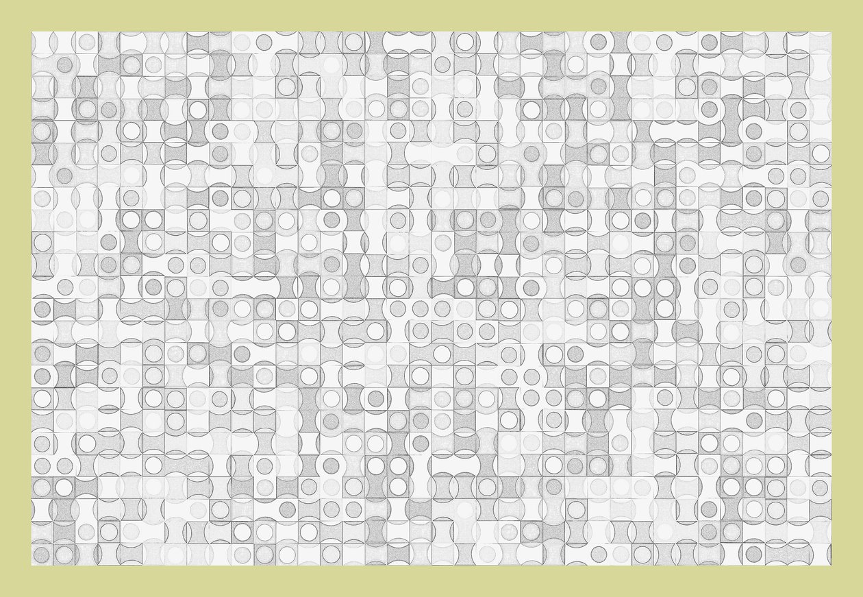図面円、2017年、デジタル図面 作： ピーターマクルーア