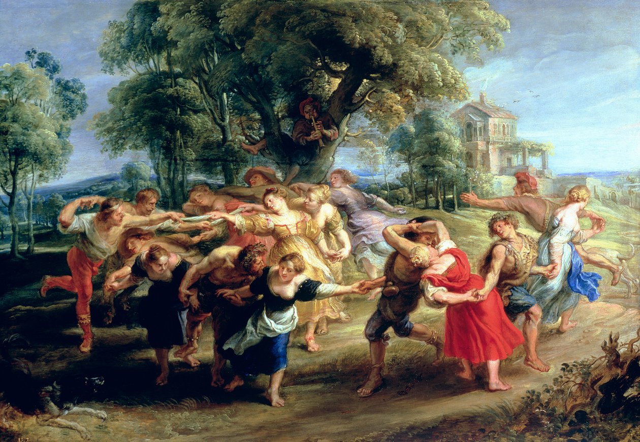 農民の踊り、1636-40 作： ピーター・ポール・ルーベンス