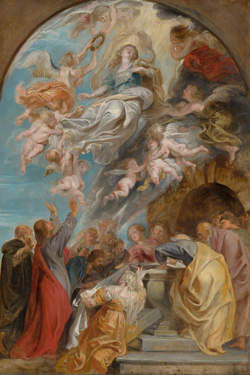 処女の仮定のためのModello、1622- 1625年 作： ピーター・ポール・ルーベンス