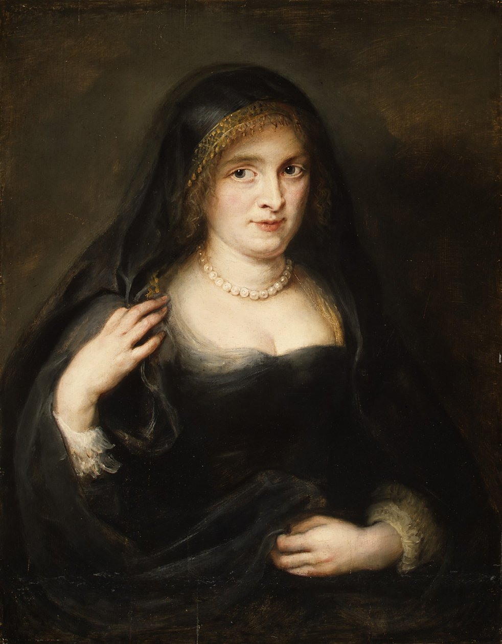 女性の肖像、1625-27年頃 作： ピーター・ポール・ルーベンス