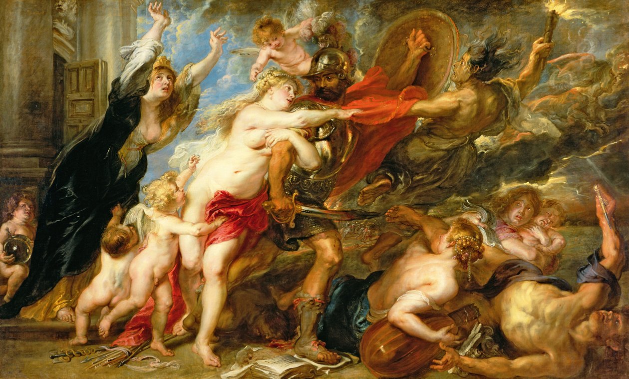 戦争の結果、1637-38 作： ピーター・ポール・ルーベンス