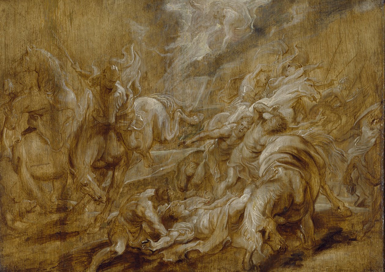 セントポールの回心、c。 1616-1620 作： ピーター・ポール・ルーベンス