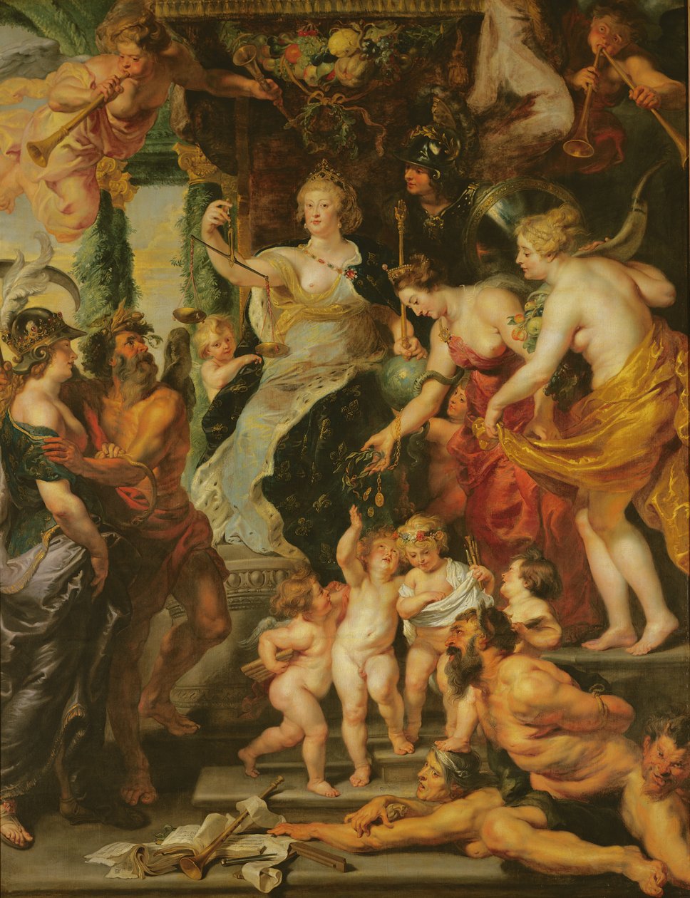リージェンシーのフェリシティ、1621-25 作： ピーター・ポール・ルーベンス