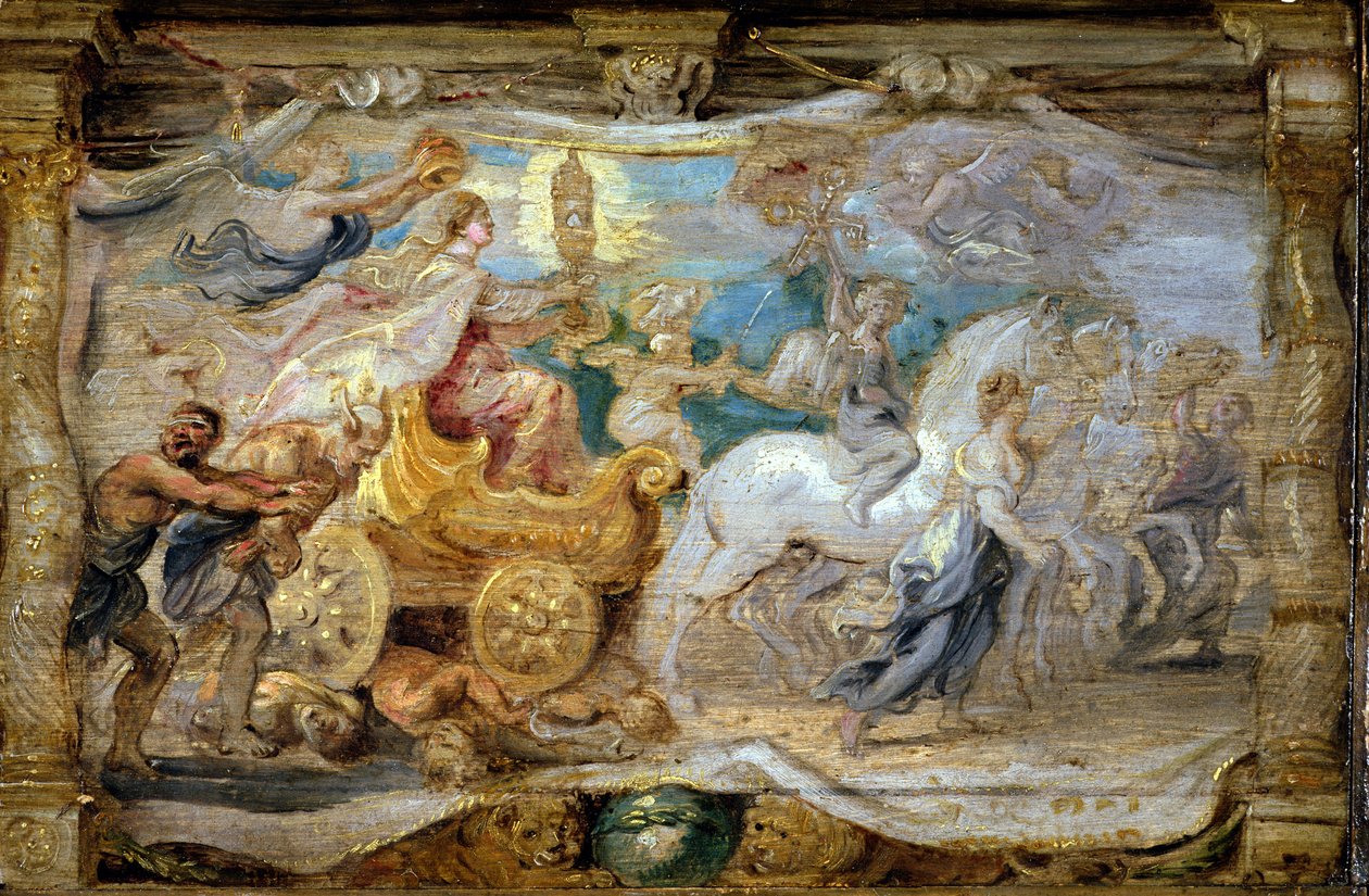 無知と失明をめぐる聖体の勝利、1625-26年 作： ピーター・ポール・ルーベンス
