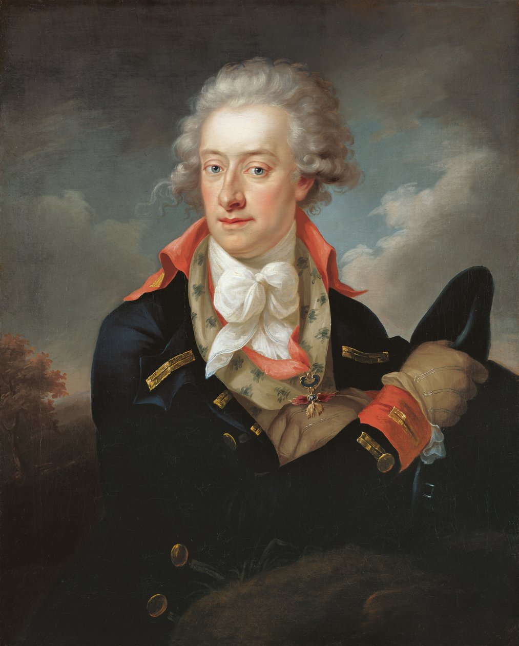 アロイス1世フォン・リヒテンシュタイン（ルイス1世）の肖像。リヒテンシュタイン・プリンシペ（1781年-1805年） 作： Peter Edward Stroehling