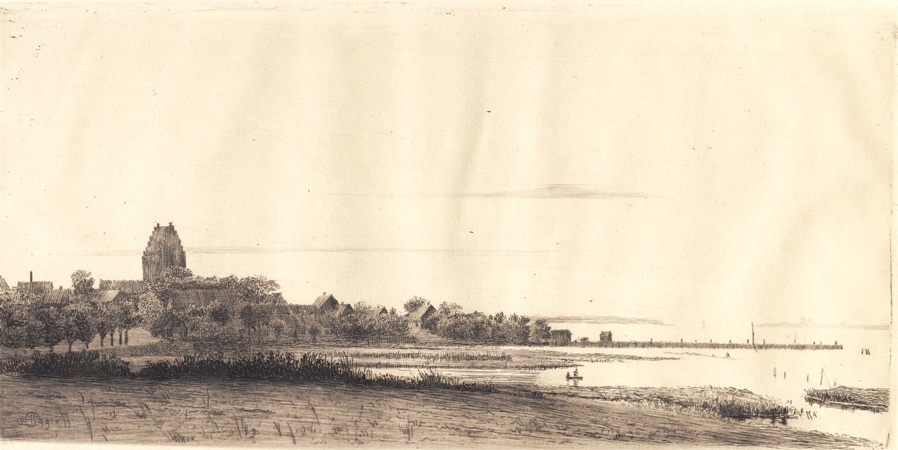 Stubbekøbing からの夕景 作： ピーダ・イルステド