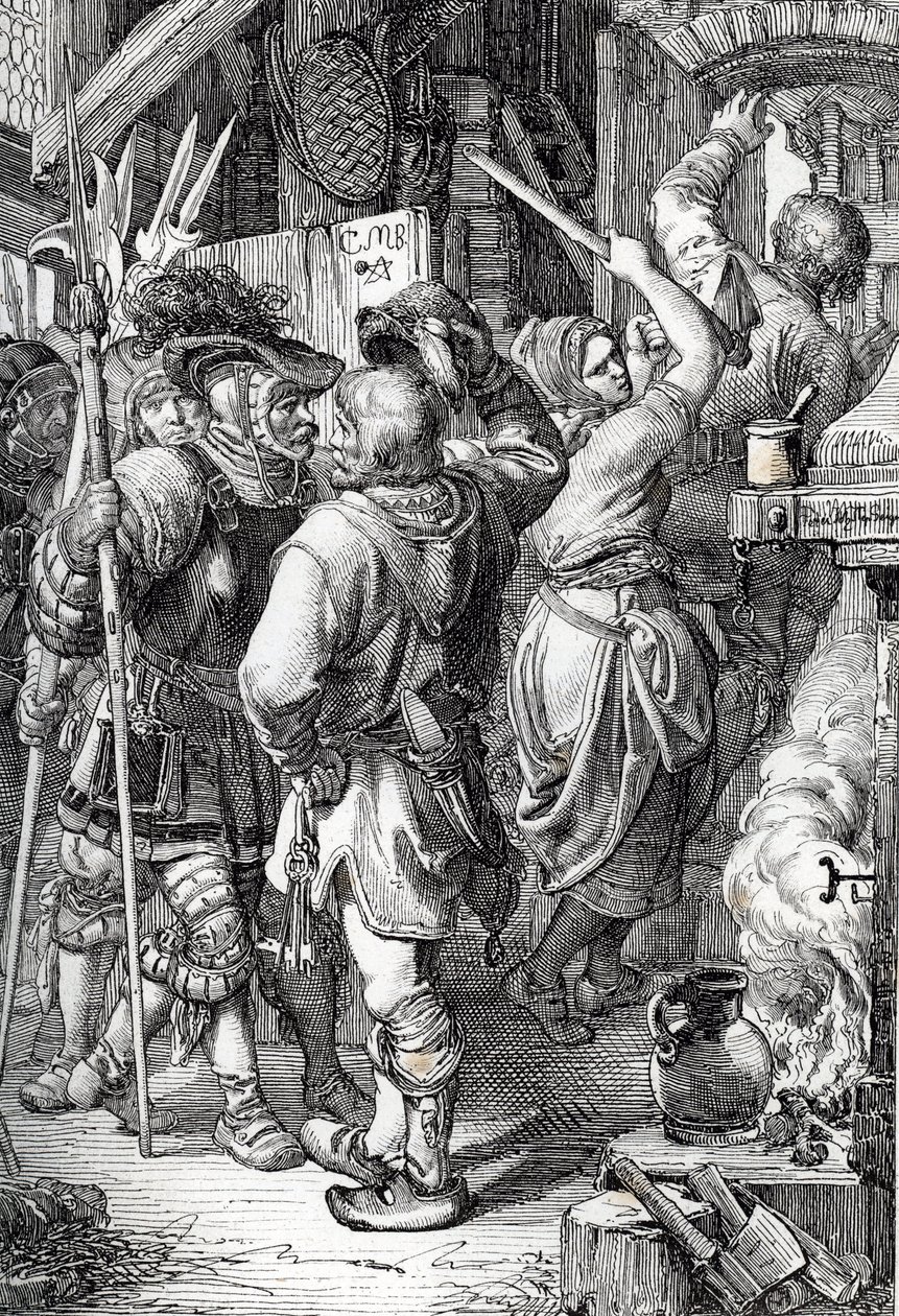 The Escape of Gustave I Vasa (or Gustav Vasa) (1496-1560) (future king of Sweden) disguise as a peasant to escape from Denmark   1440174   ja       japanese Successfully Translated  Original: Memorial to Fysh Deburgh from Drayton Church Translat: Memorial  作： ピーター・ヨハン・ネポマック・ガイガー