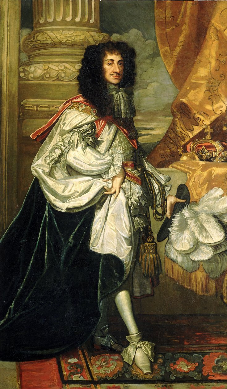チャールズ2世（1630-1685） 1670年頃 油彩・カンヴァス 作： ピーター・レリー