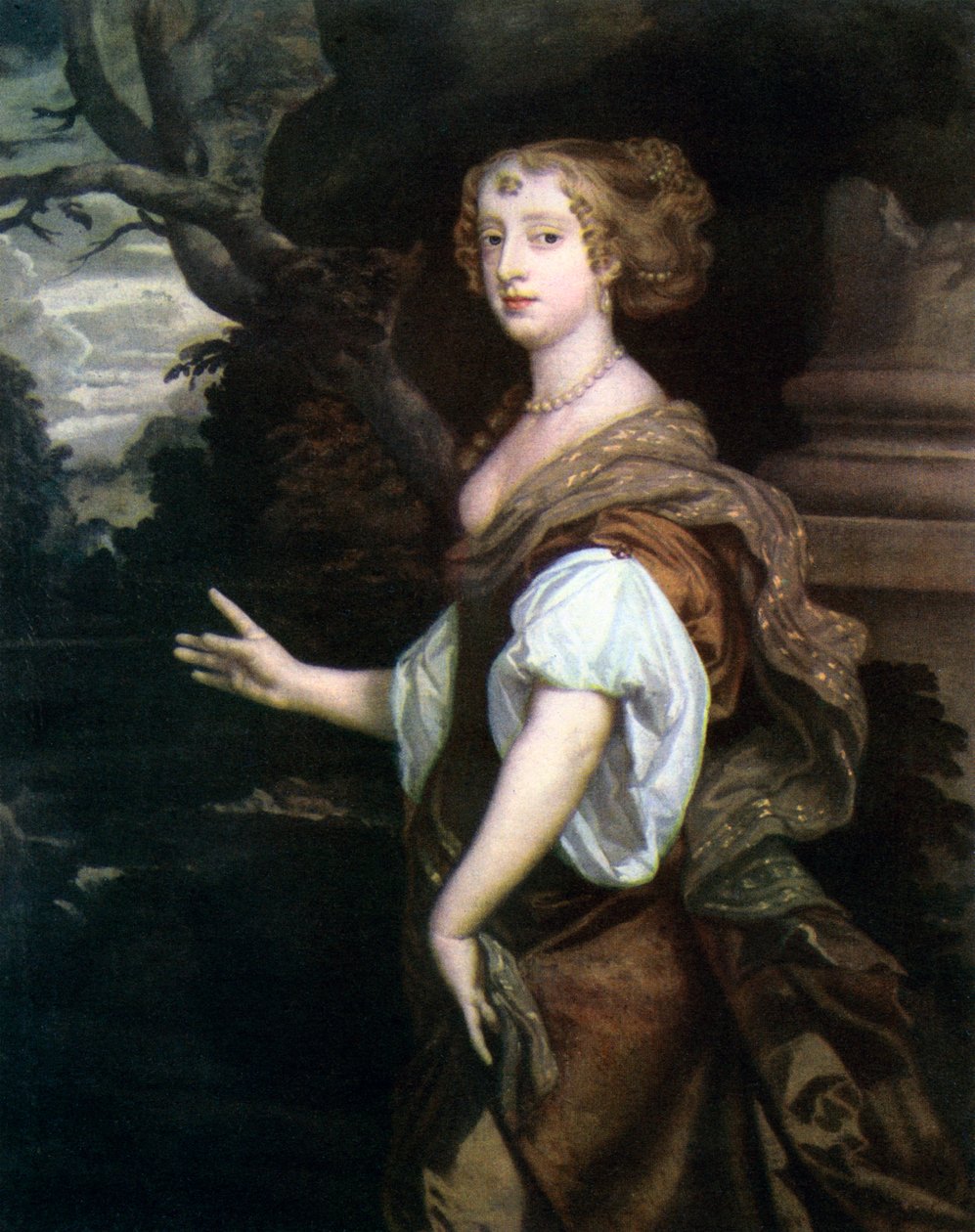 エリザベスWriothesley、ノーサンバーランド伯爵夫人、c1670年代 作： ピーター・レリー