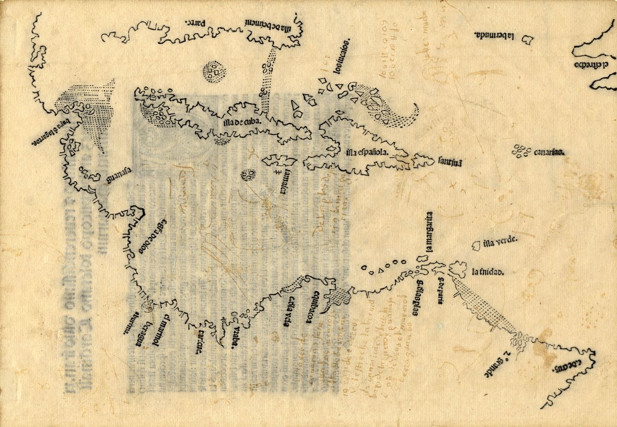 カリブ海の地図 作： 