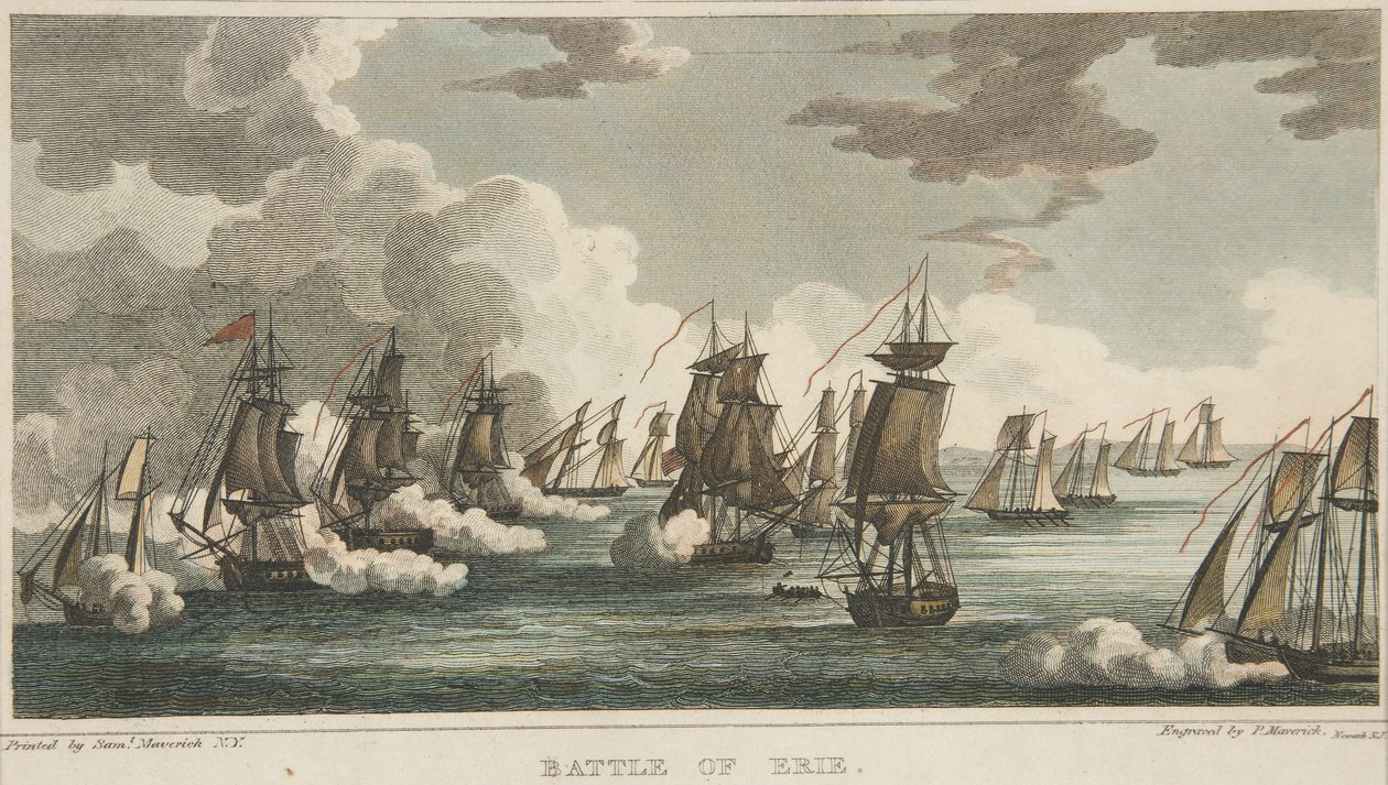エリーの戦い、パブ。 1816 作： ピーター・マーベリック