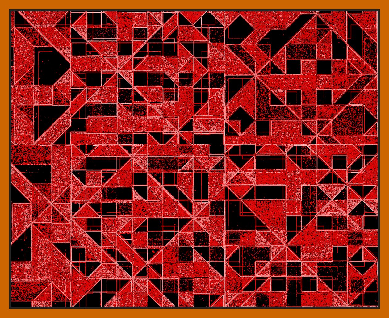 WINDOW TO THE SOUL、2013年、デジタルで強化された絵画 作： ピーターマクルーア