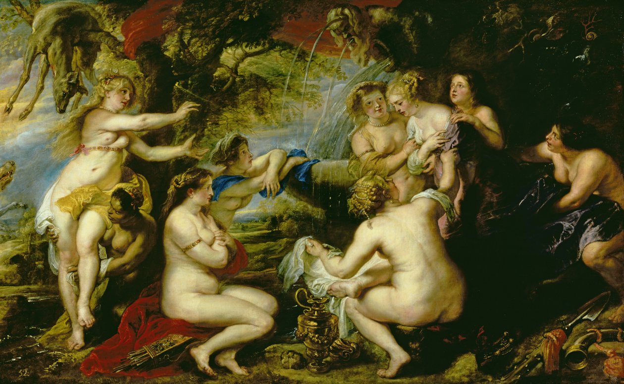 ディアナとカリスト、c.1638-40（キャンバスに油彩） 作： ピーター・ポール・ルーベンス