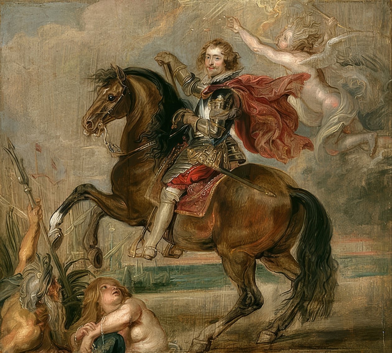 馬に乗ったバッキンガム公の肖像画。 1625 作： ピーター・ポール・ルーベンス