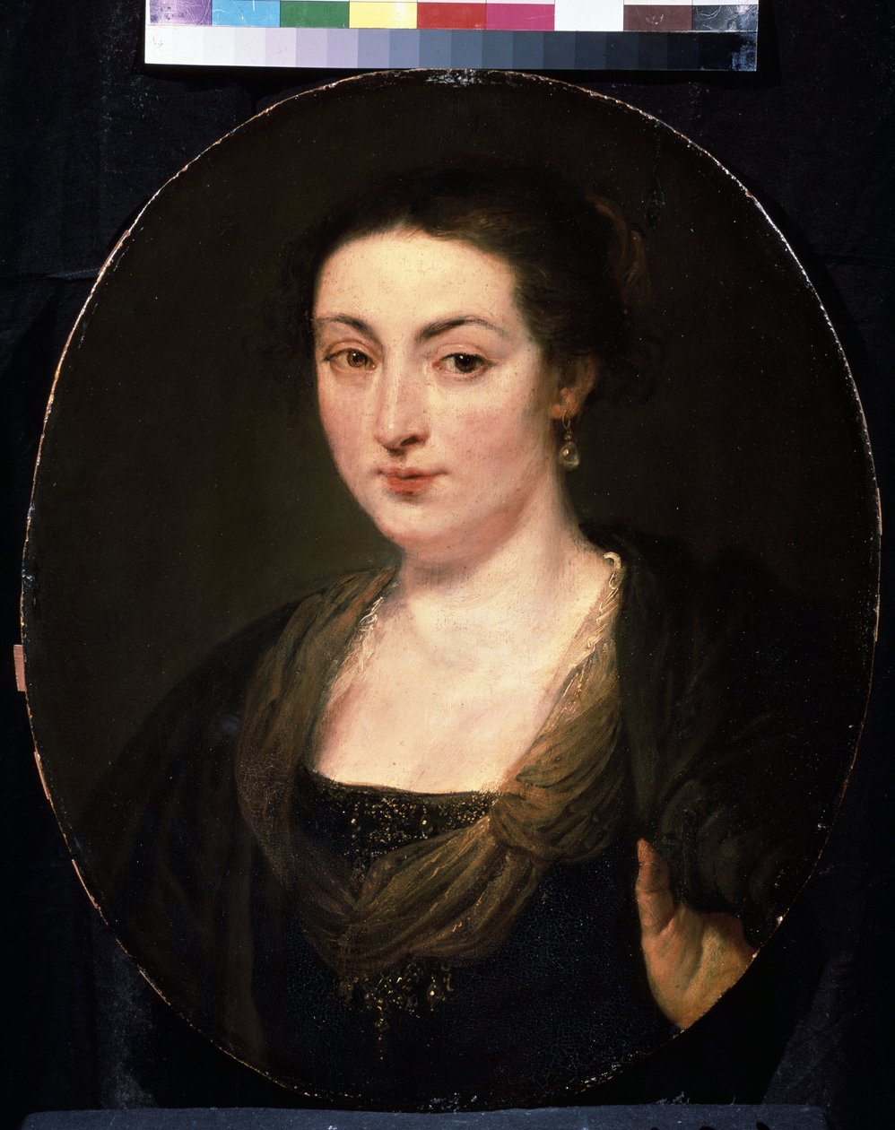 イザベラ・ブラントの肖像 (1591-1626) (イザベラ・ブラントの肖像)。 Peter Paul (Pierre-Paul) Rubens (または Peter Paul または Petrus Paulus) (1577-1640) による絵画。 木に油彩、60 x 49 cm、1615～1620年頃。 フランダースの芸術、バロック様式。 プーク ファイン アート ミュージアム 作： ピーター・ポール・ルーベンス