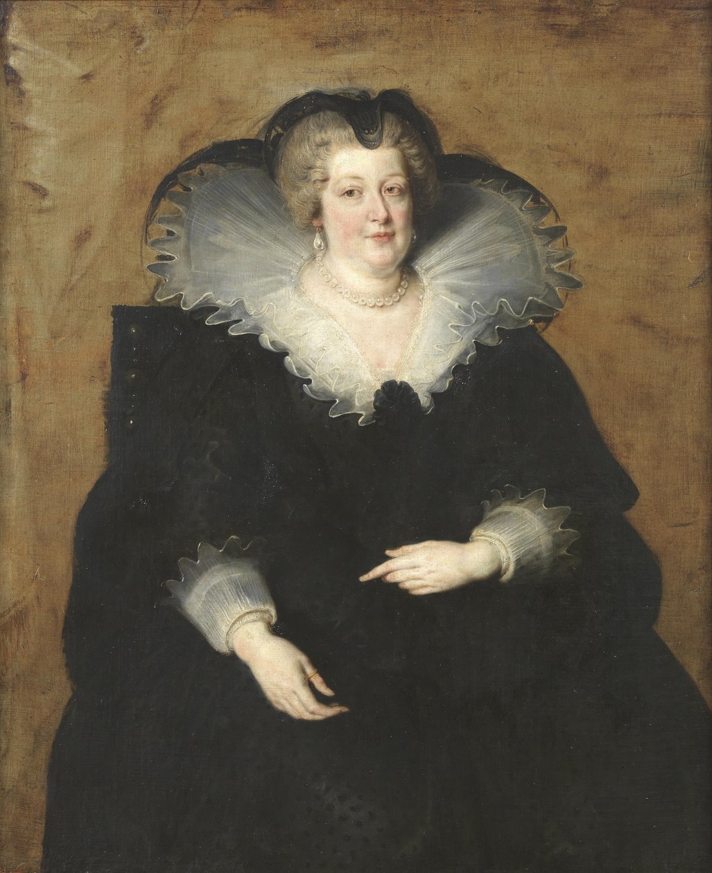 フランス王妃マリア・デ・メディチ（1575-1642）の肖像 作： ピーター・ポール・ルーベンス