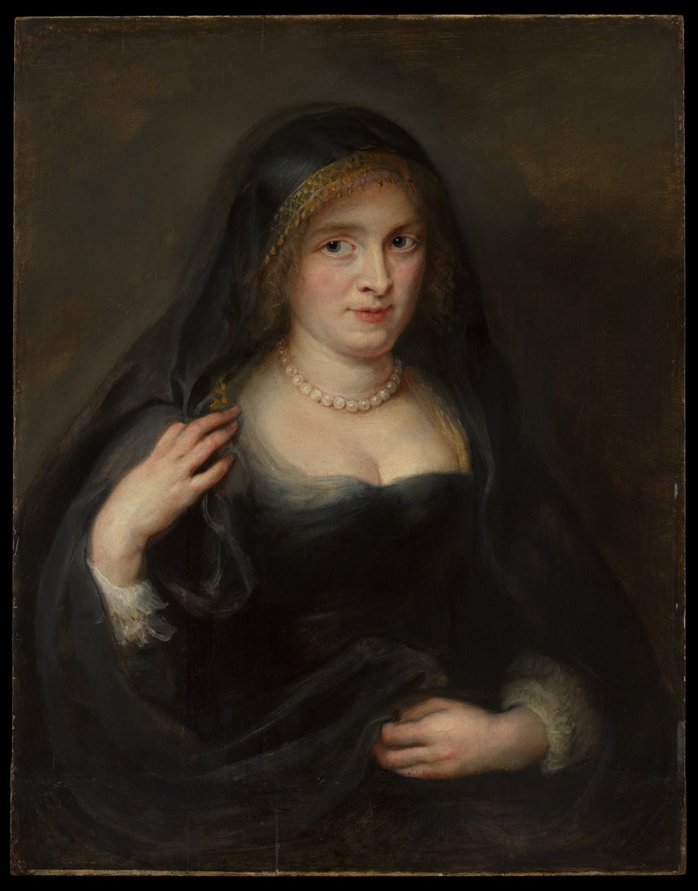 女性の肖像、おそらくスザンナ・ルンデン（スザンナ・フールメント、1599-1628） 作： ピーター・ポール・ルーベンス
