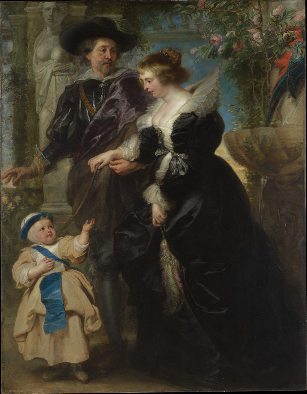 ルーベンス、ヘレナ・フールマン（1614-1673）とその息子フランス（1633-1678） 作： ピーター・ポール・ルーベンス