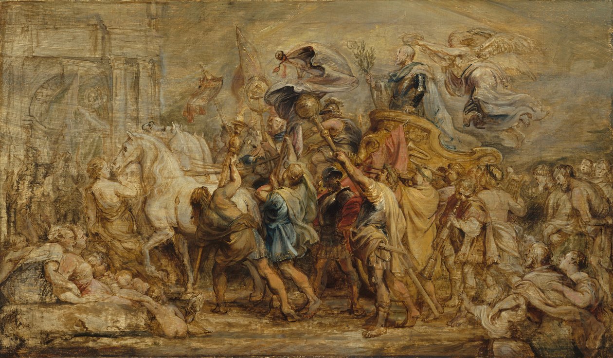 ヘンリー4世の勝利、約。 1630年。 作： ピーター・ポール・ルーベンス