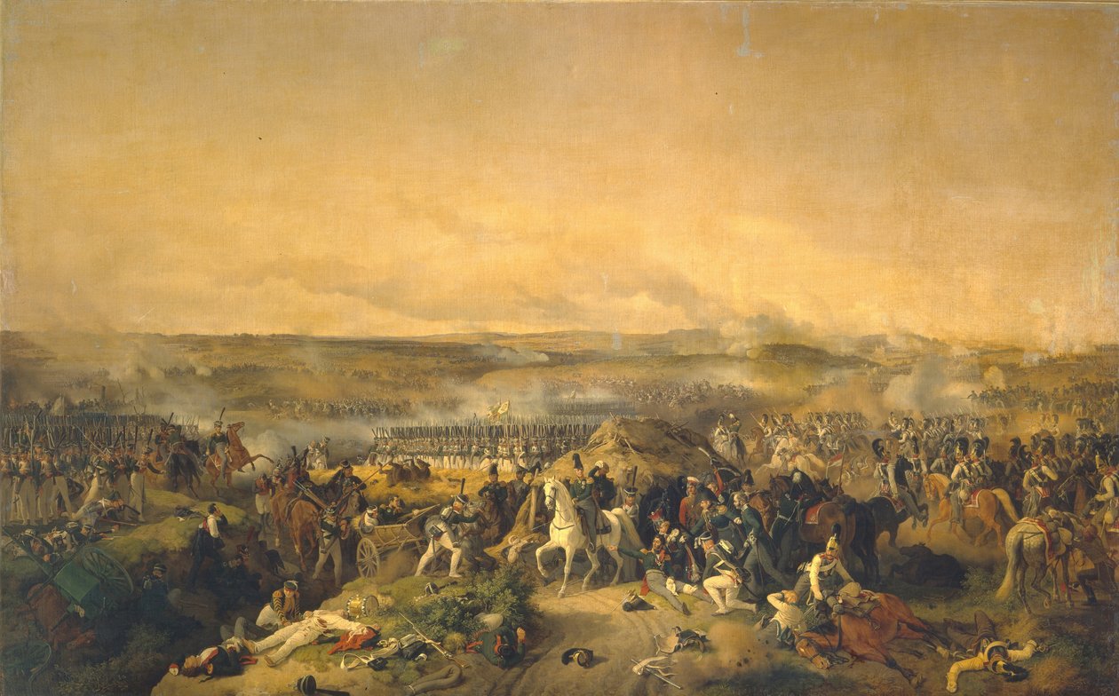 1812年、1843年8月26日のボロジノの戦い 作： ピーター・フォン・ヘス