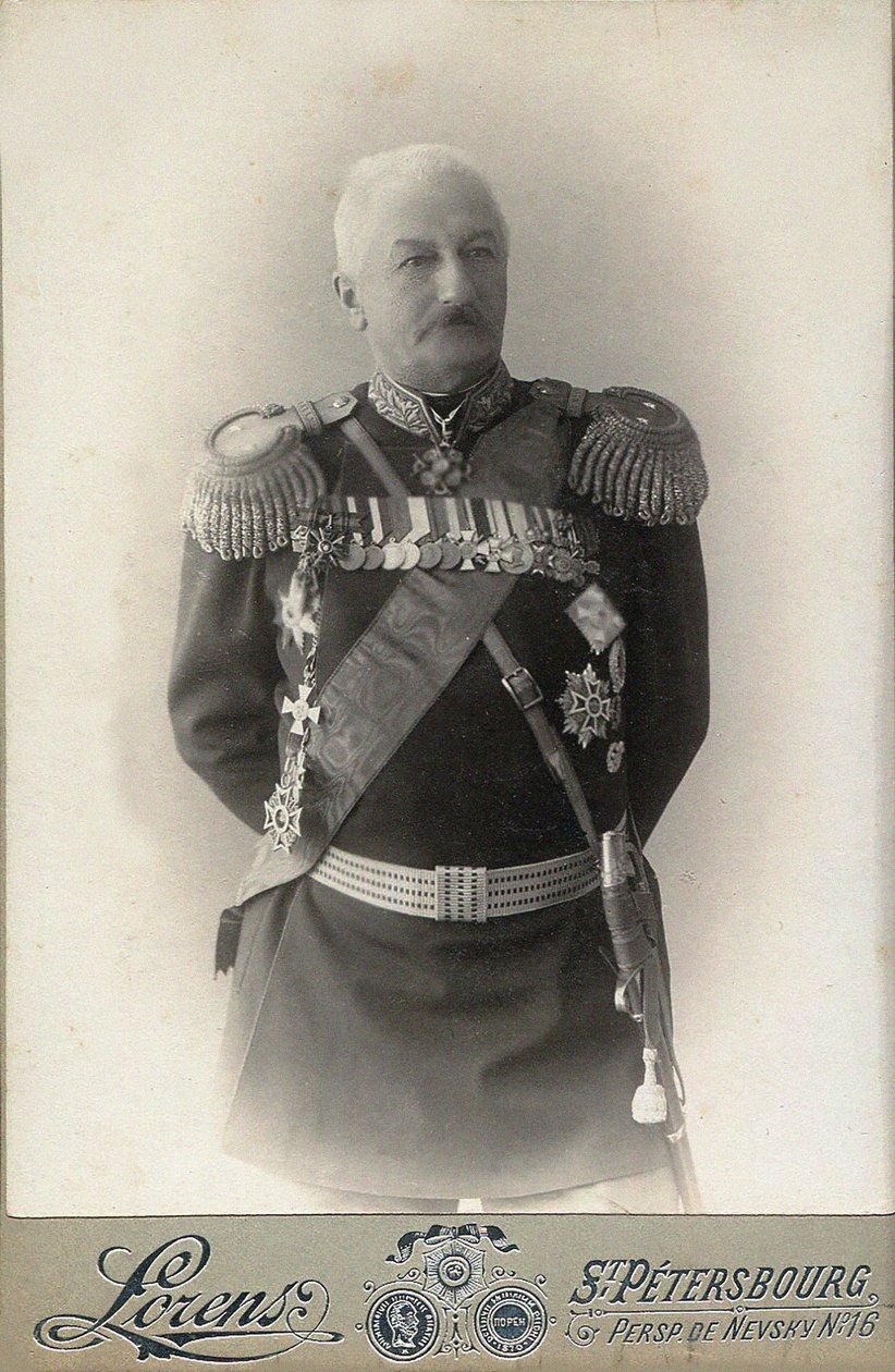 コンスタンチン・パブロビッチ・プレジビアーノ将軍 1840-1905, 1898. 作： ピーターズバーグ。写真スタジオアルフレッドローレン