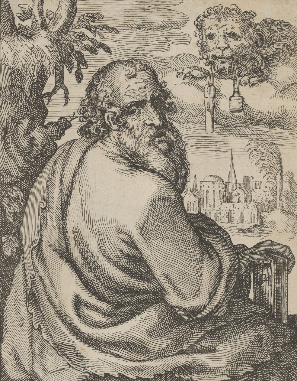 マーク、The Four Evangelists、1610-20 より。 作： ペトルスフェデス