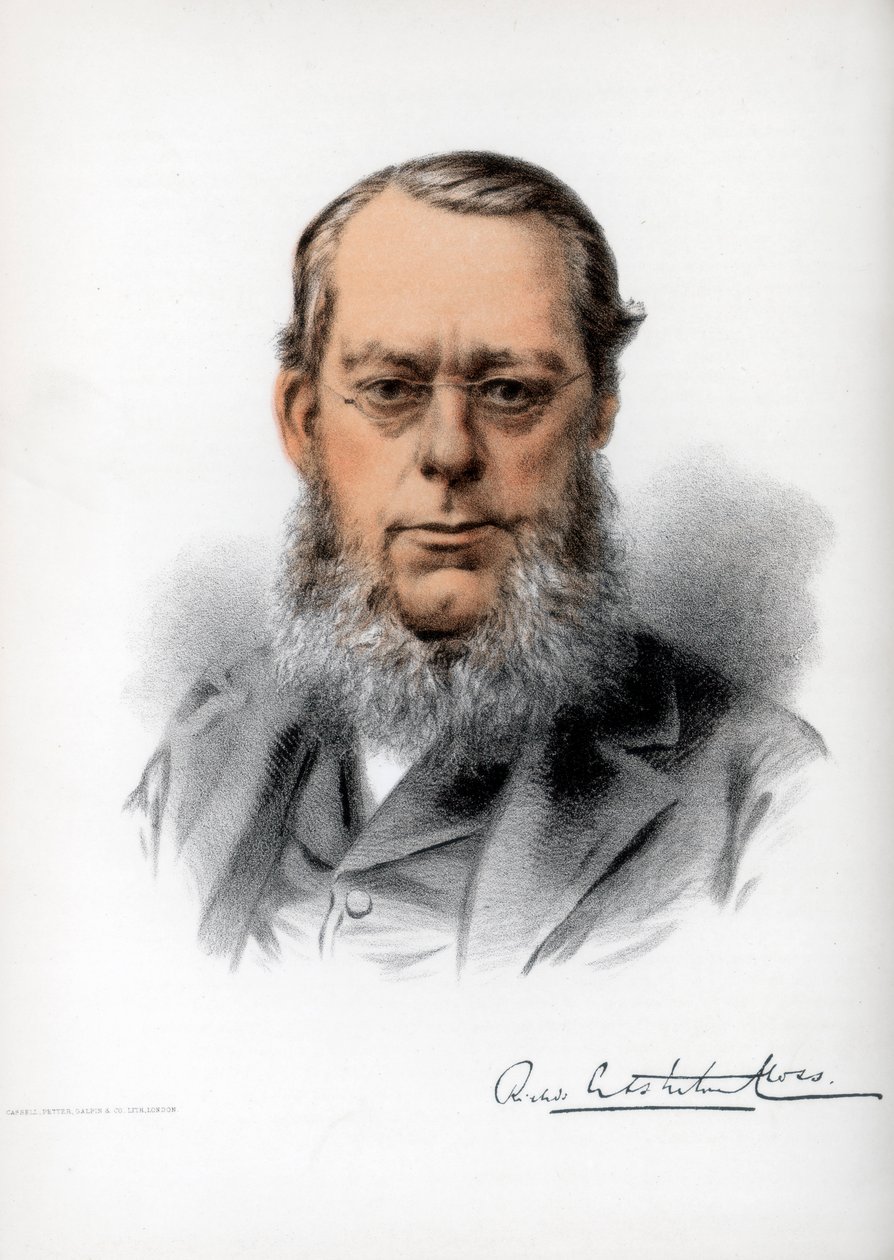 リチャード・アシェトン・クロス、初代クロス子爵、英国の政治家、c1890。 作： ペッターとガルピン・カッセル