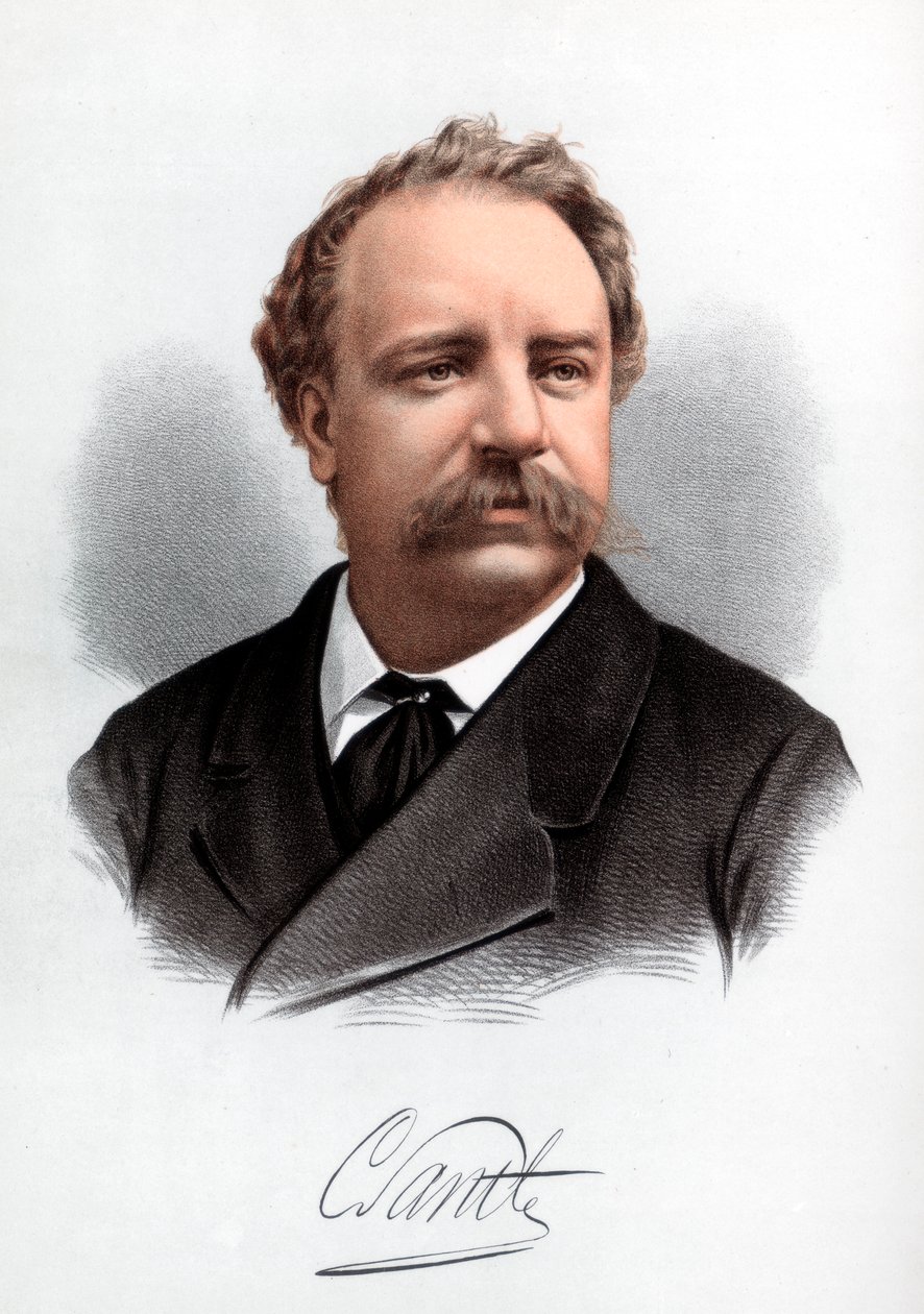 チャールズ・サントリー卿、英語歌手、c1890。 作： ペッターとガルピン・カッセル
