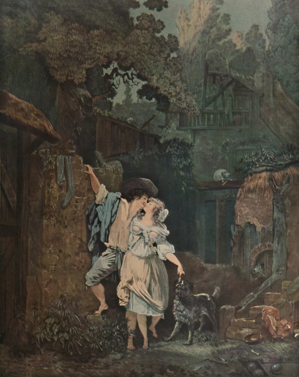 LEScalade、Ou Les Audieux Du Matin、1787、1913 作： フィリベール・ルイ・デビューコート