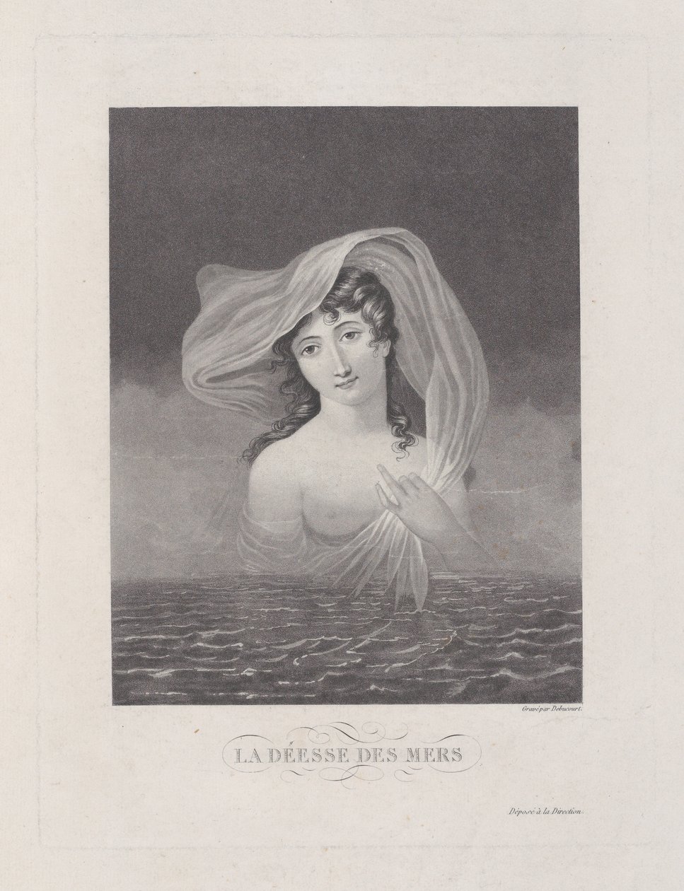 海の女神、1775-1832。 作： フィリベール・ルイ・デビューコート