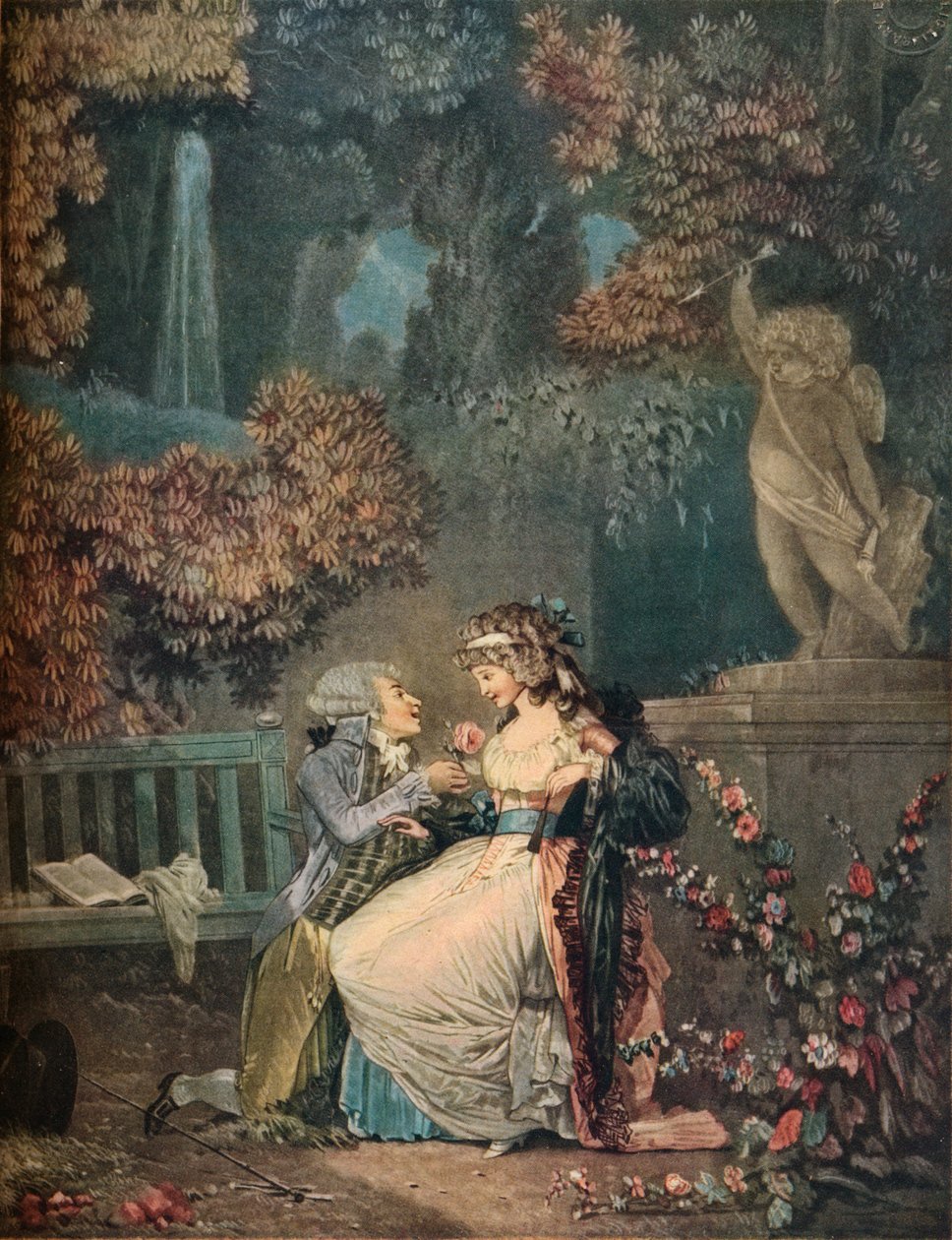 薔薇、1788、1916 作： フィリベール・ルイ・デビューコート