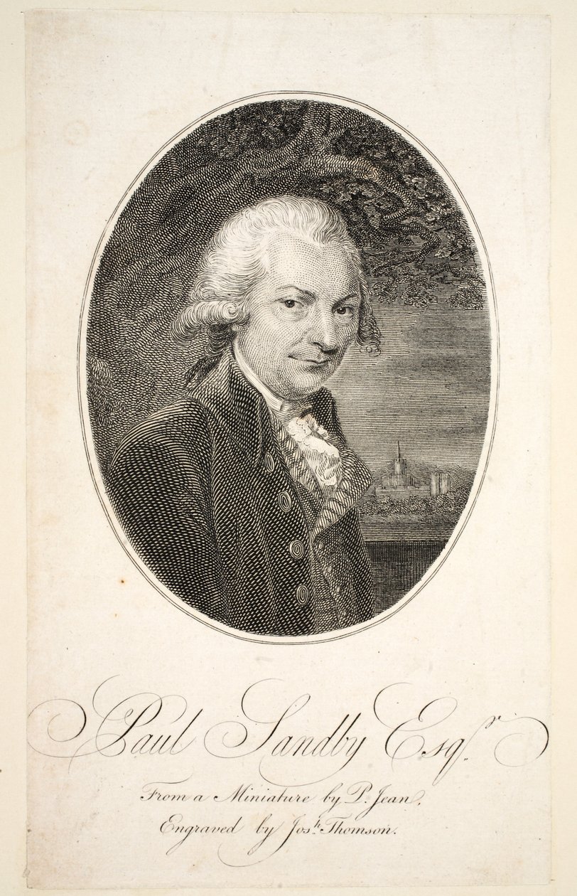 ポール・サンドビー・エスクァイア、パブ。 c.1787 作： フィリップ・ジャン