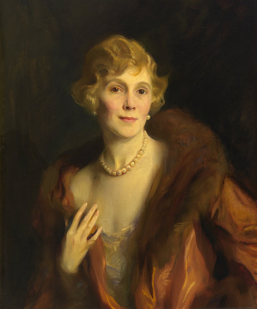 ポーリン・モートン・セイビン、1926年。 作： フィリップ・ア・デ・ラズロ