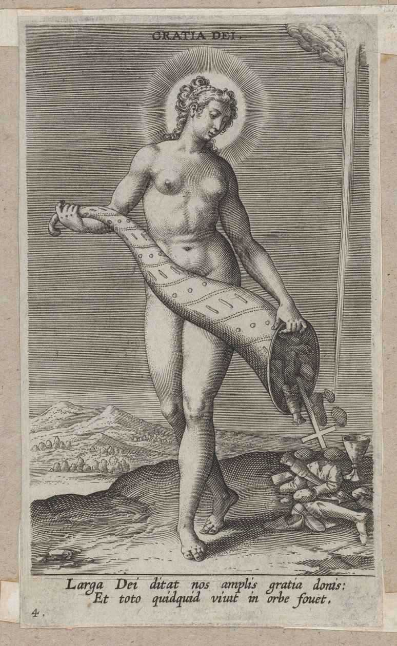 Prosopographia の Gratia Dei, ca. 1585～90年頃。 1585-90。 作： フィリップ・ガル