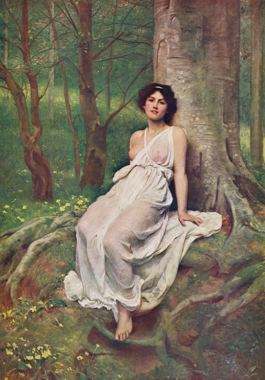春、c1897、c1900 作： フィリップ・エルモゲネス・カルデロン