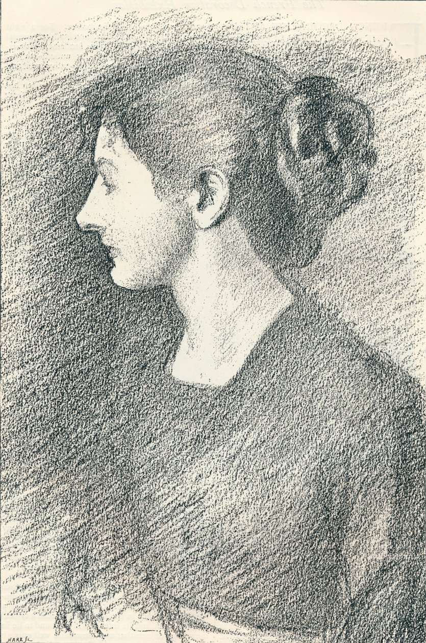 ミスエマフルードの肖像、c1893 作： フィリップ・ウィルソン・ステア