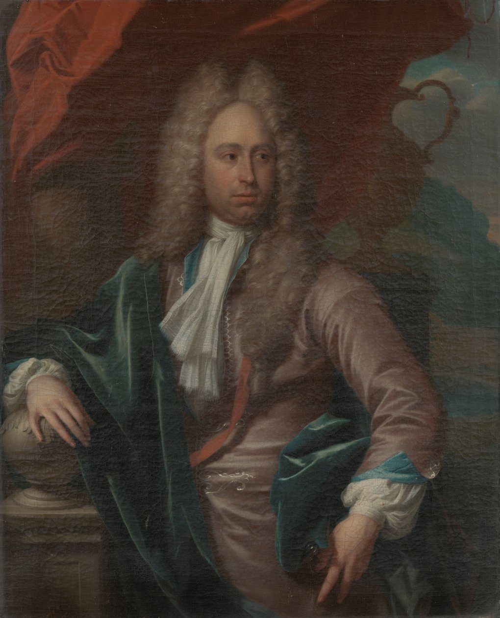 Caspar Adriaen Parduyn (1685-1735) の肖像、ミドルバーグの廷吏 作： フィリップ・ヴァン・ダイク