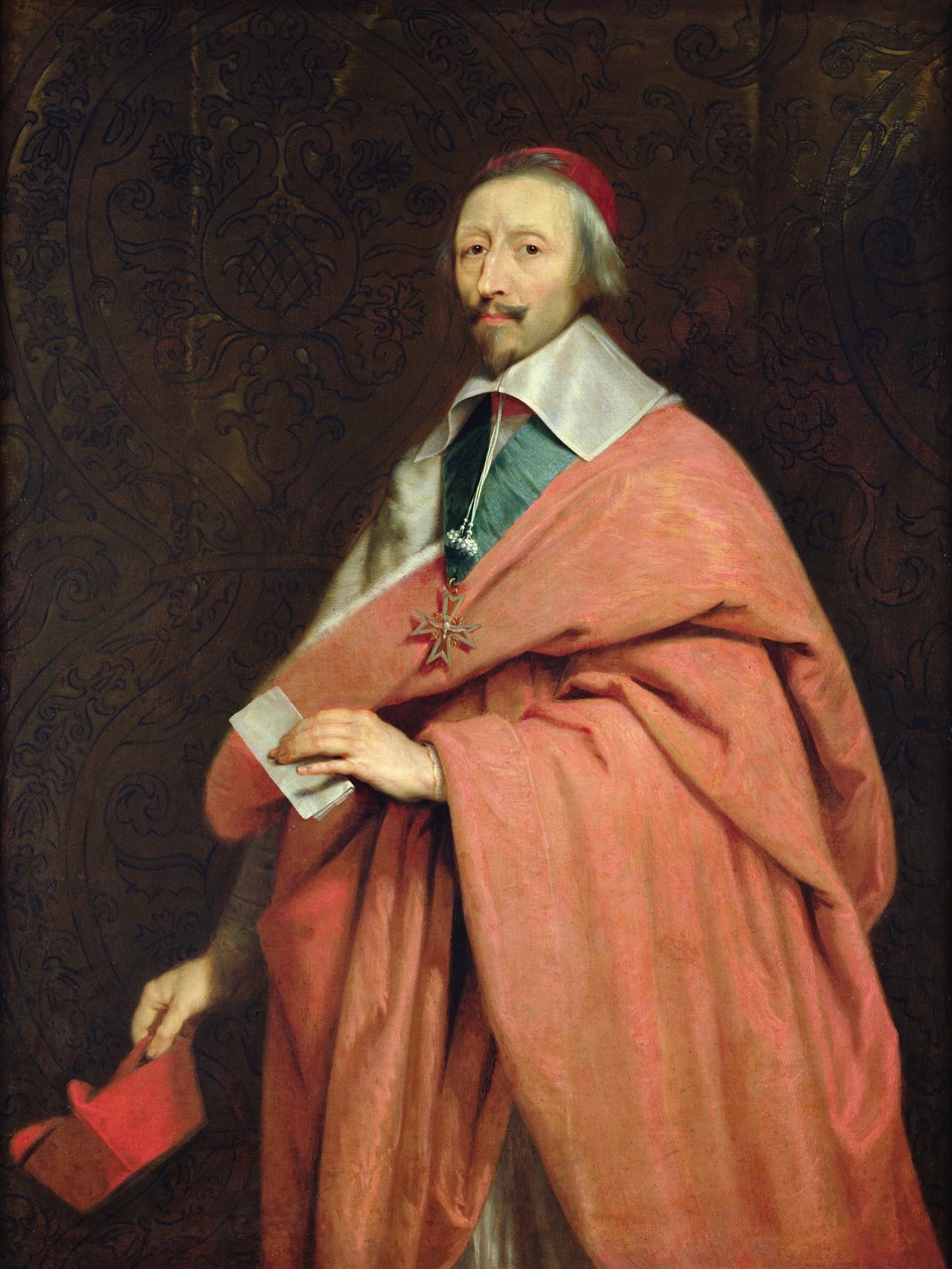 リシュリュー枢機卿（1585-1642）c.1639 作： フィリップ・ド・シャンペーン