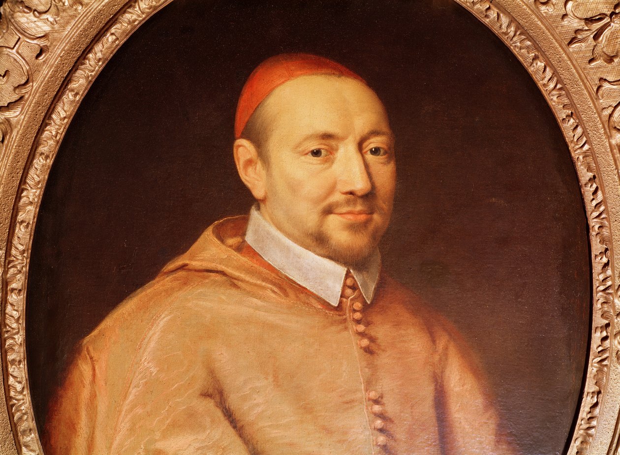 ピエール・ド・ベルル枢機卿の肖像（1575-1629）（詳細） 作： フィリップ・ド・シャンペーン